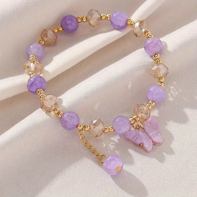 Lavender Flutter Bracelet