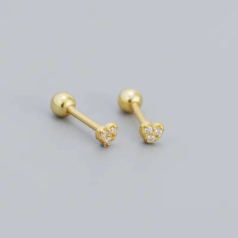 Heart Glow Stud Earrings