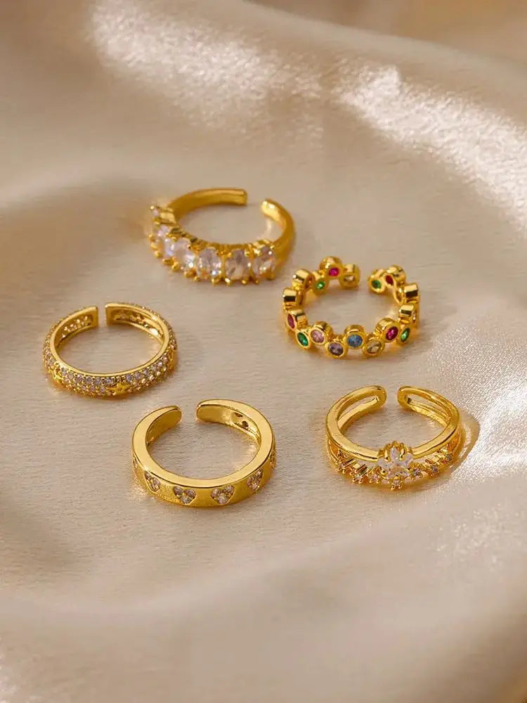 Modern Love Gold Ring