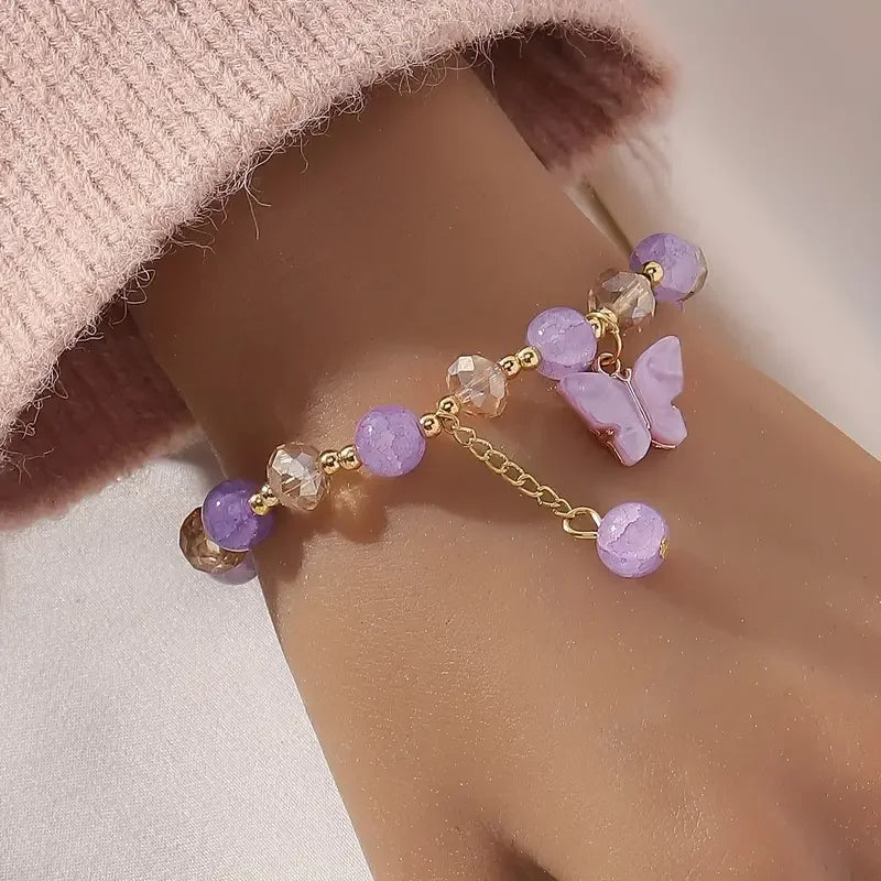 Lavender Flutter Bracelet