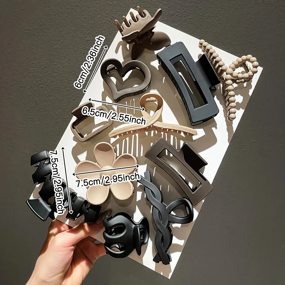 Matte Shark Clip Set