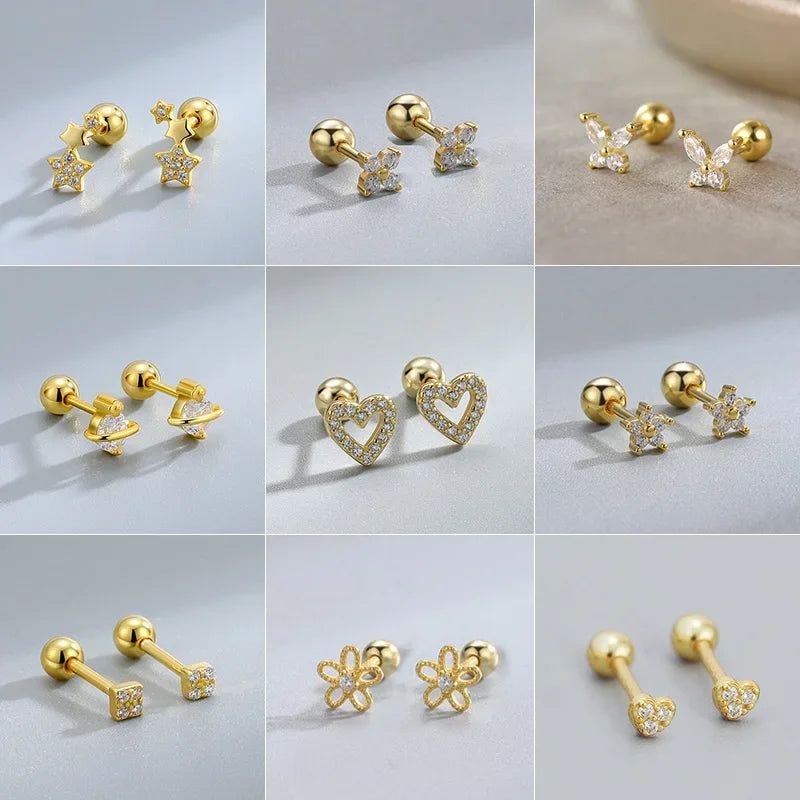 Heart Glow Stud Earrings