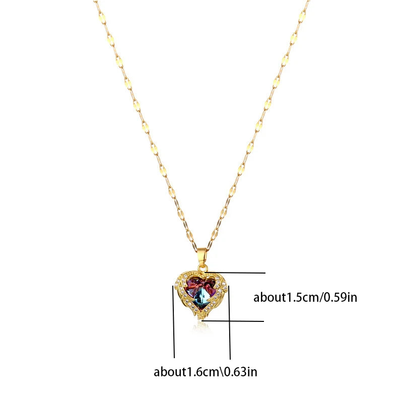 Ocean Heart Necklace