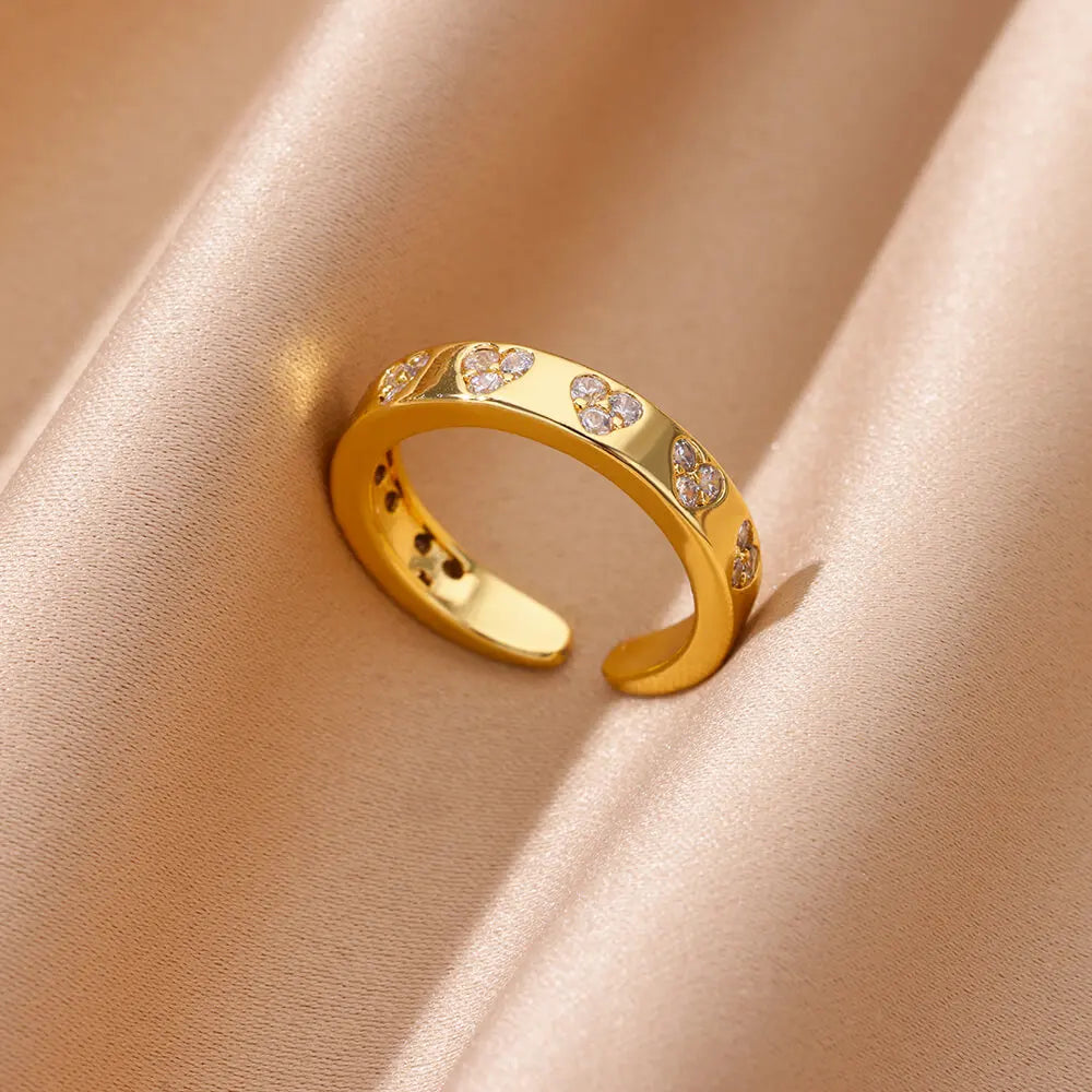 Modern Love Gold Ring