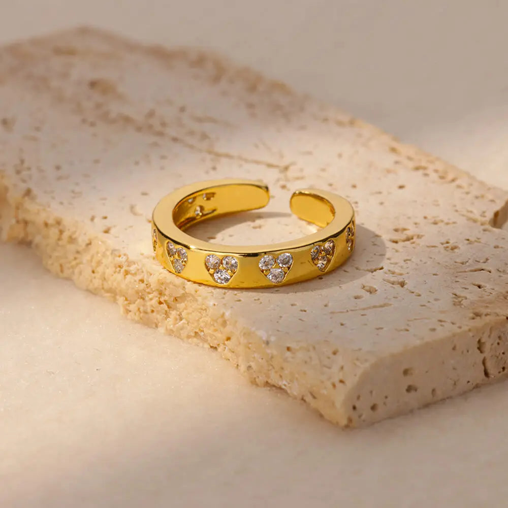 Modern Love Gold Ring