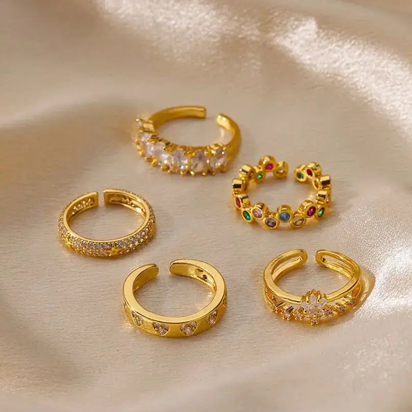 Modern Love Gold Ring