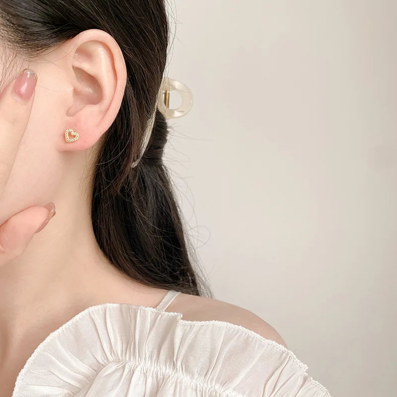 Heart Glow Stud Earrings