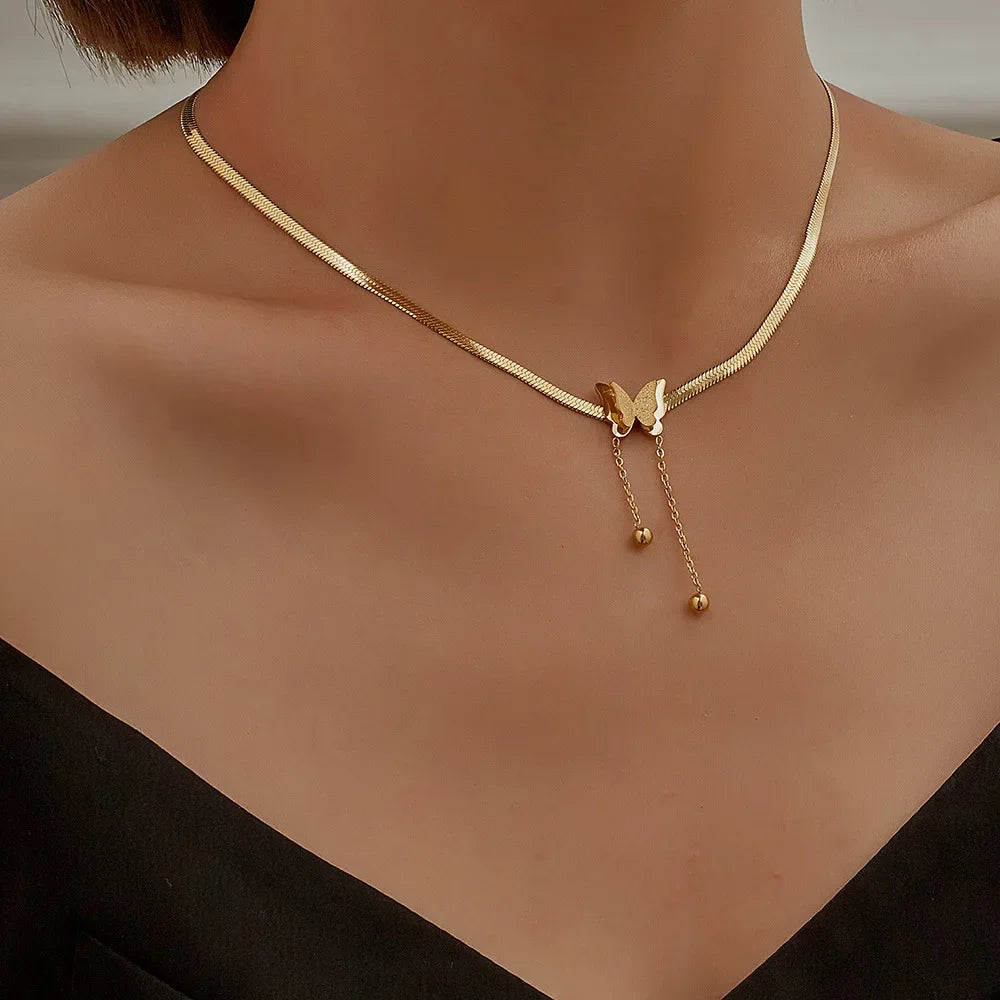 Golden Flutter Choker