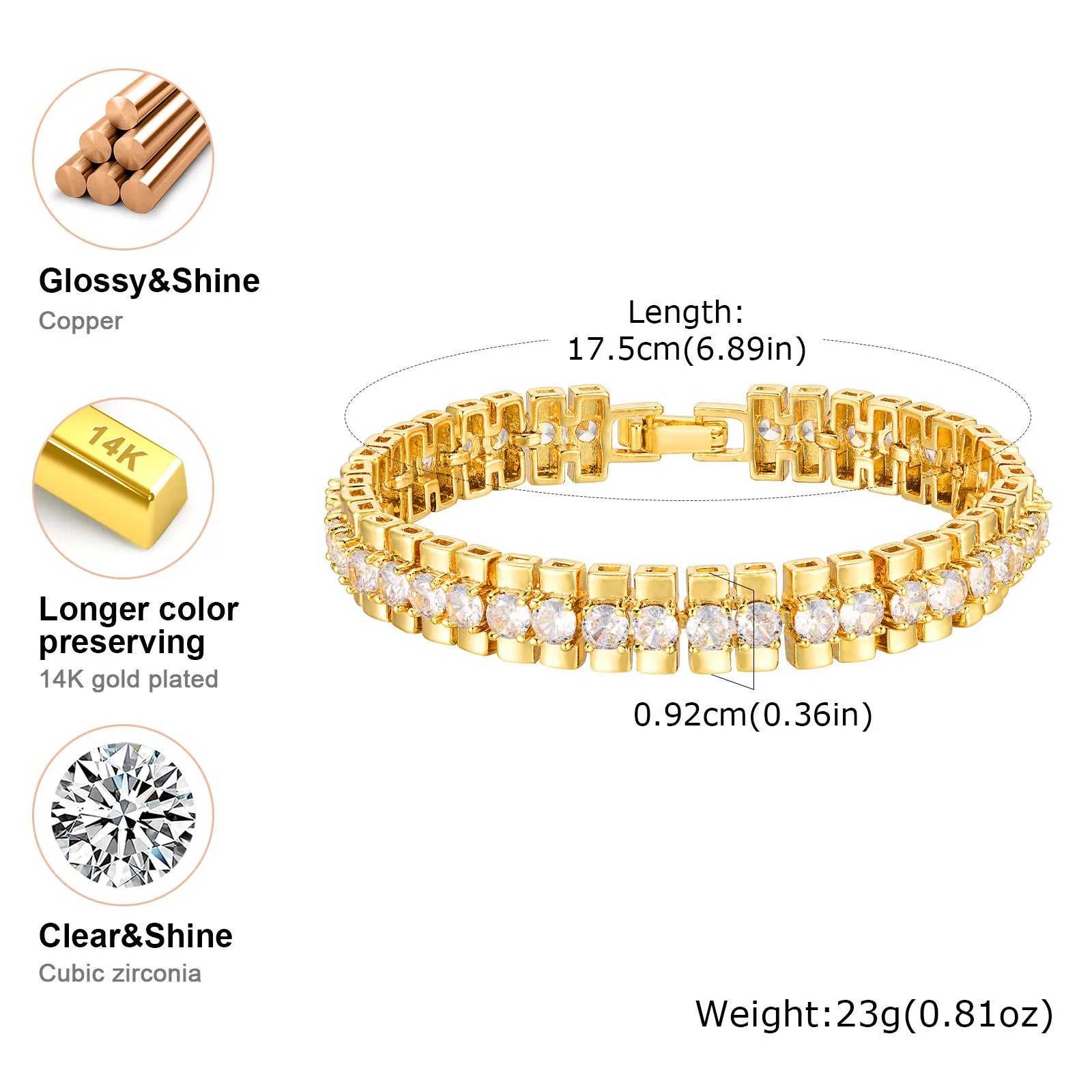 Golden Hour Link Bracelet