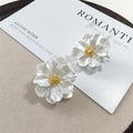White Bloom Earrings