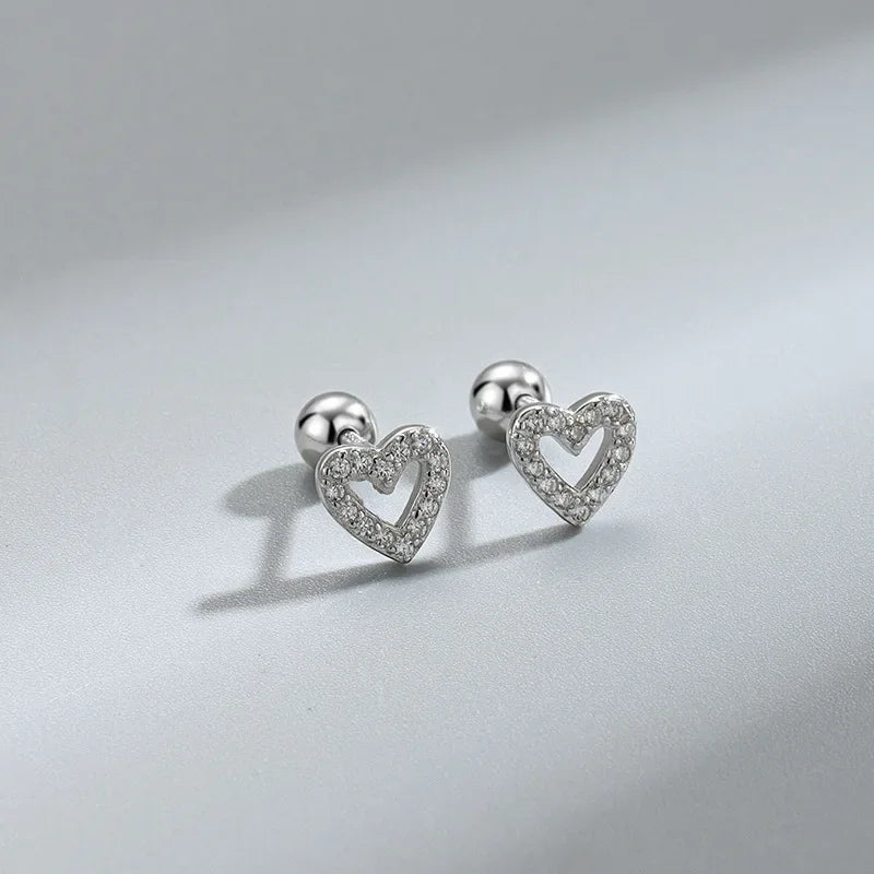 Heart Glow Stud Earrings