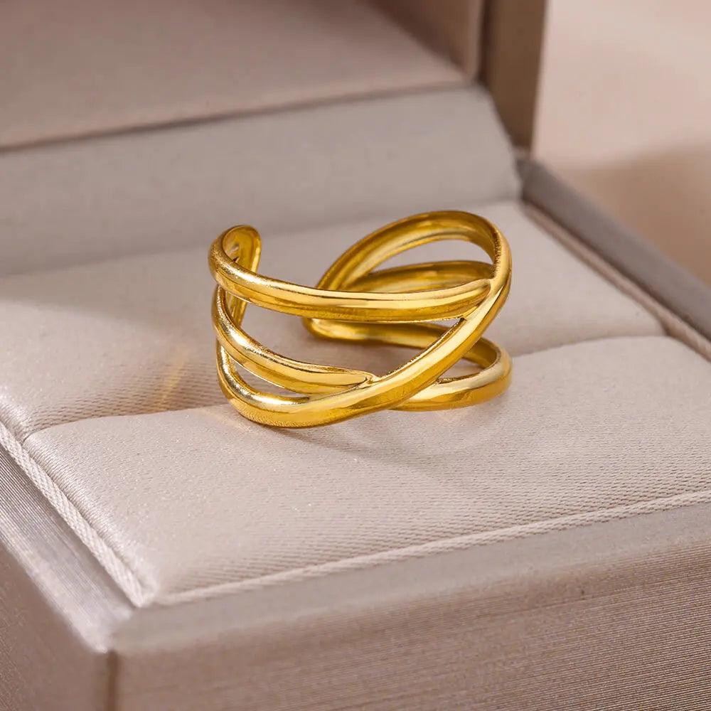 Golden Eternity Ring