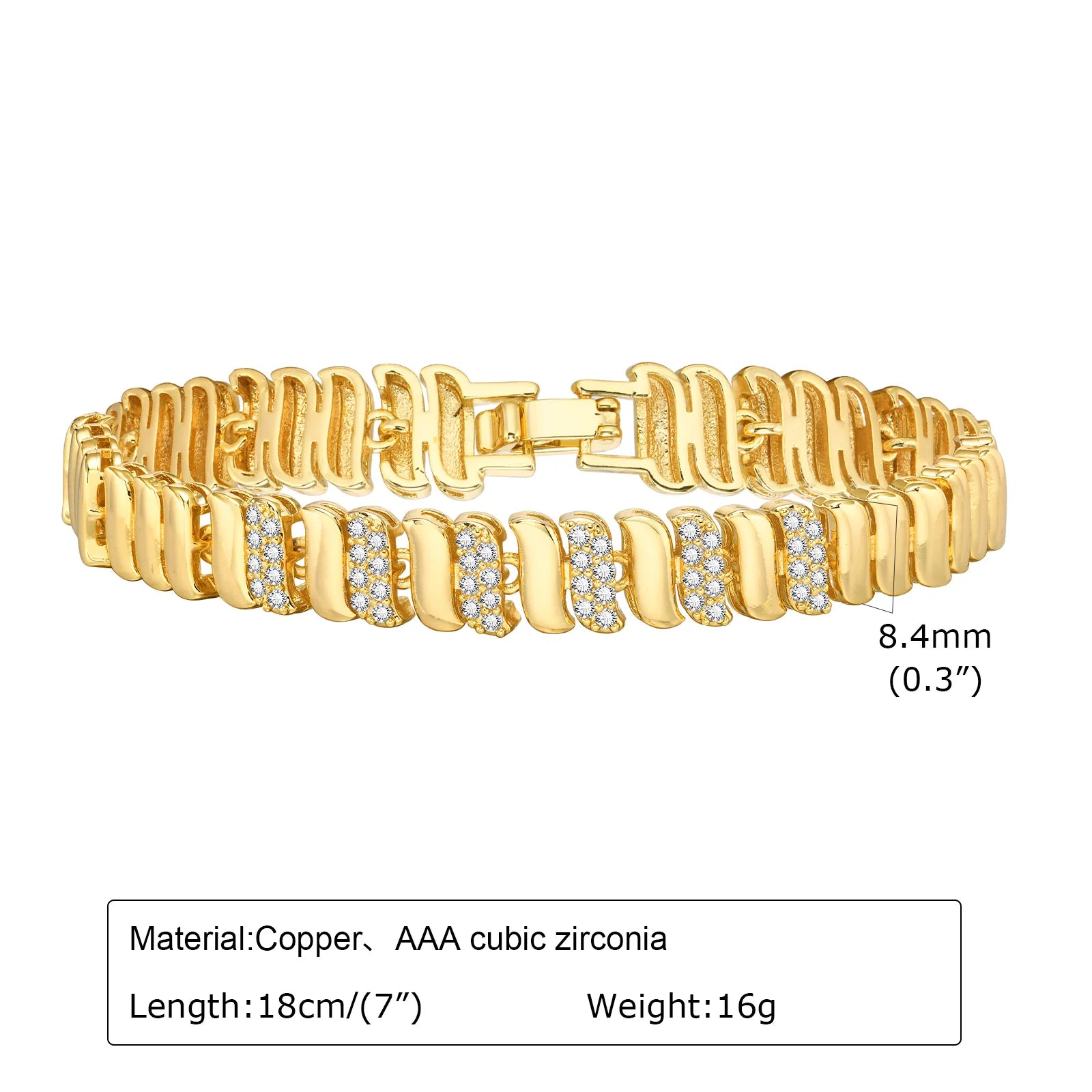 Golden Hour Link Bracelet