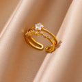Modern Love Gold Ring