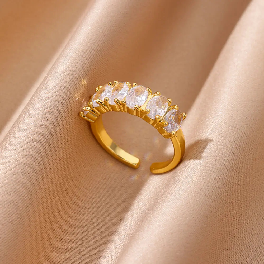 Modern Love Gold Ring