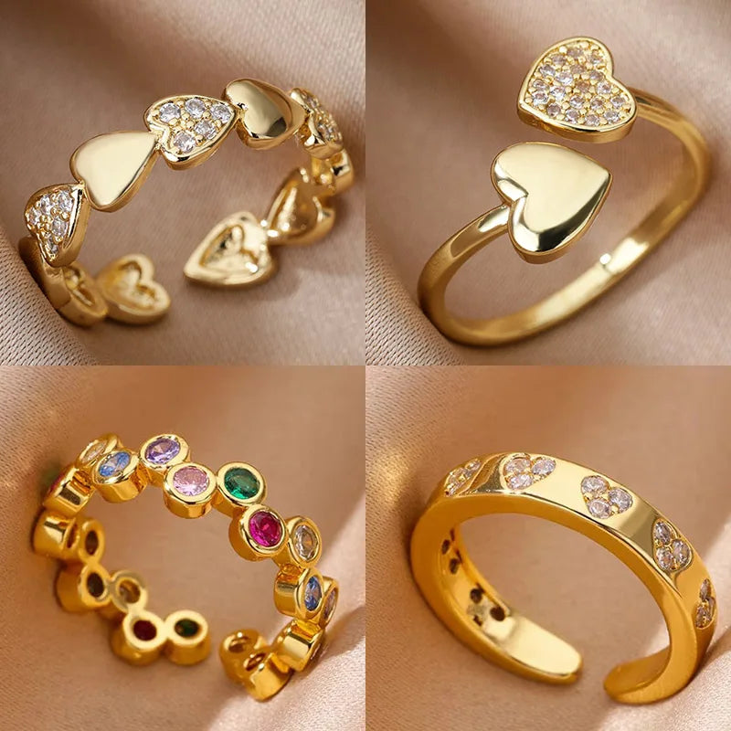 Modern Love Gold Ring