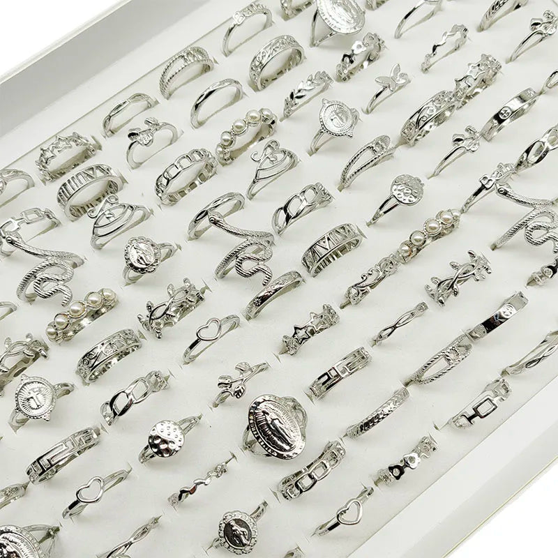 Golden Charm Ring Set (30pc)