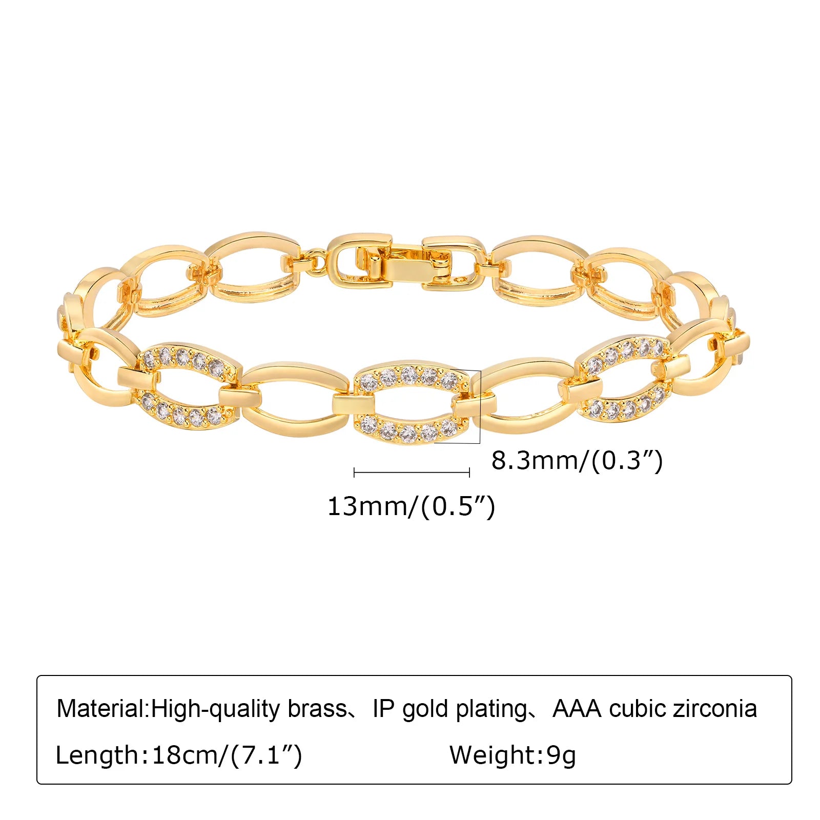 Golden Hour Link Bracelet